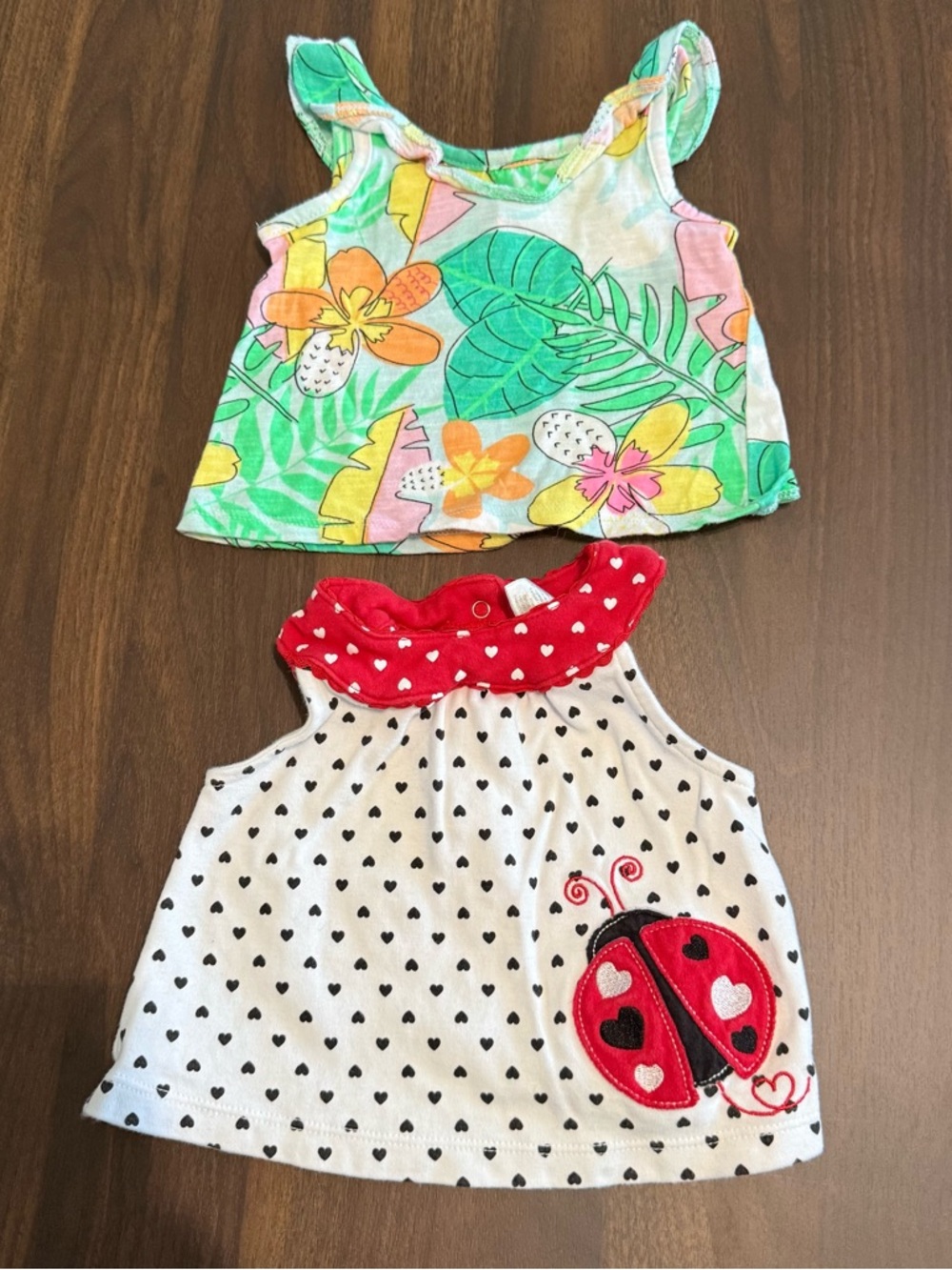 ✨2/$6✨ Baby girl shirt set